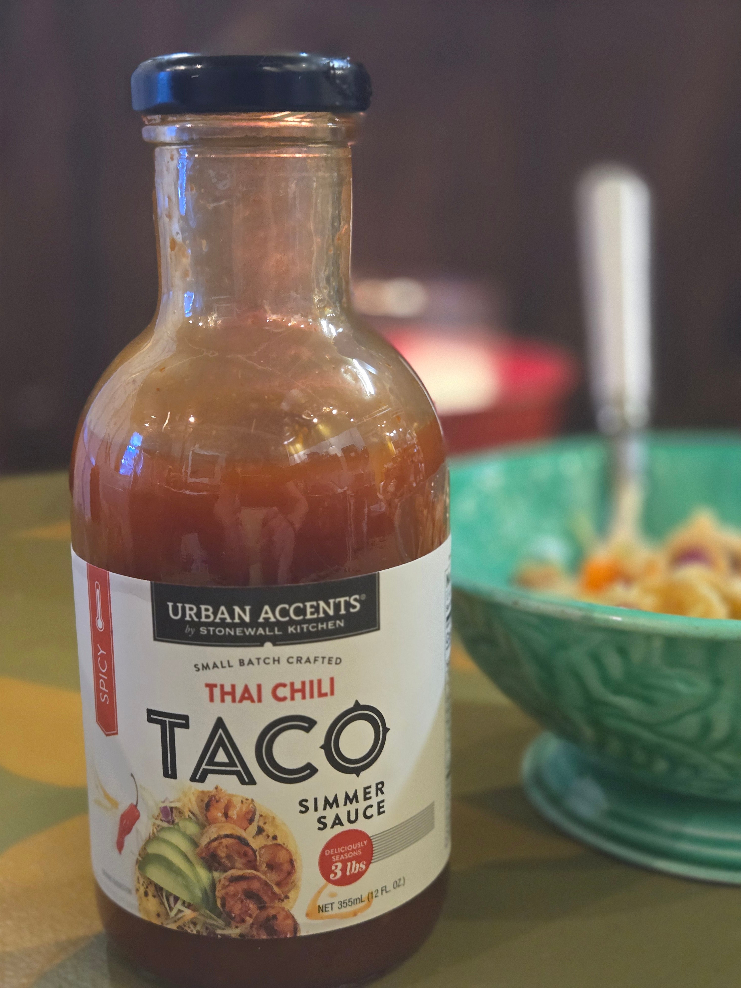 Thai Chili Taco Simmer sauce by Urban Accents by Stonewall Kitchen 