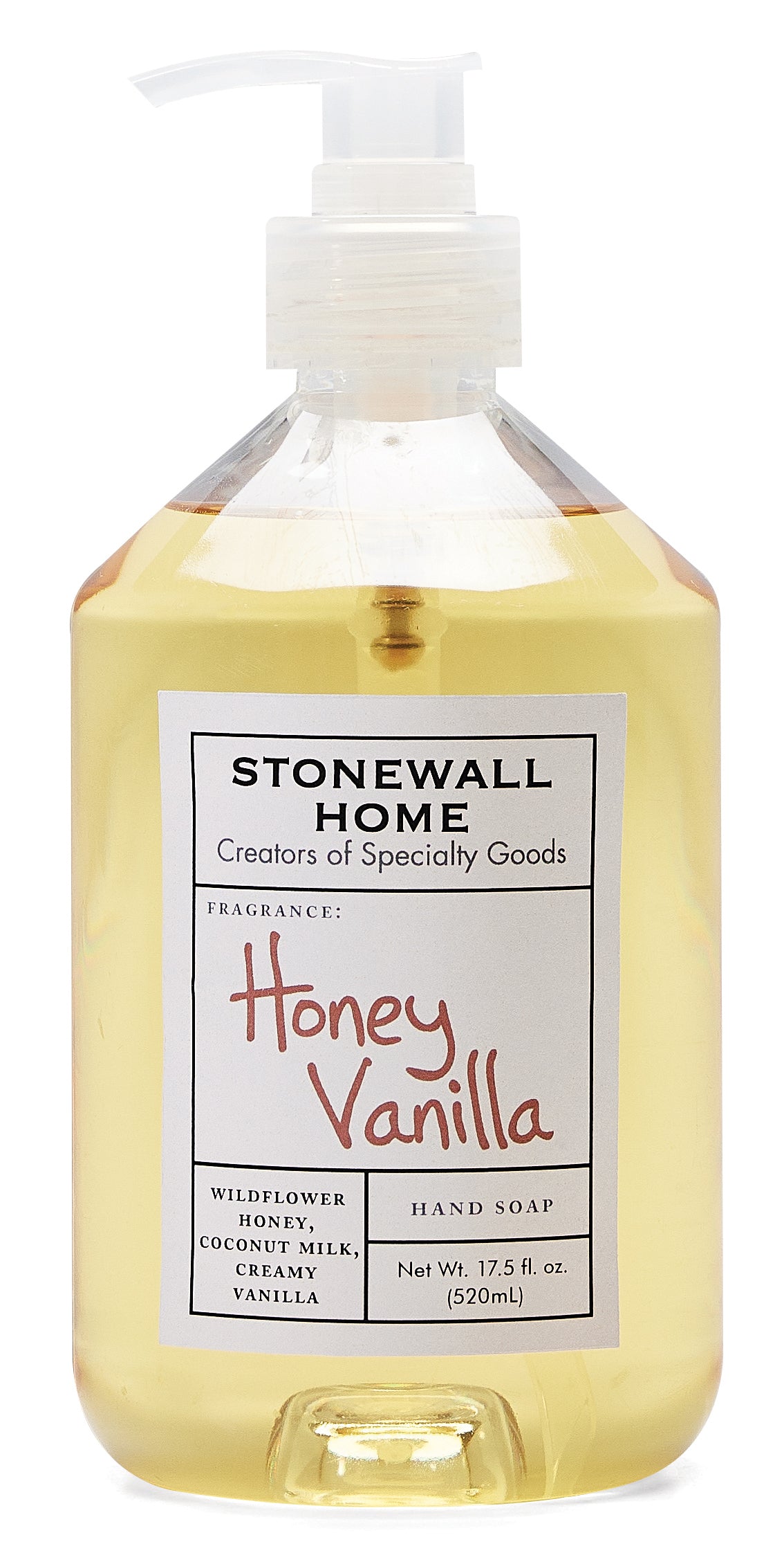 Stonewall Kitchen Honey Vanilla Hand soap