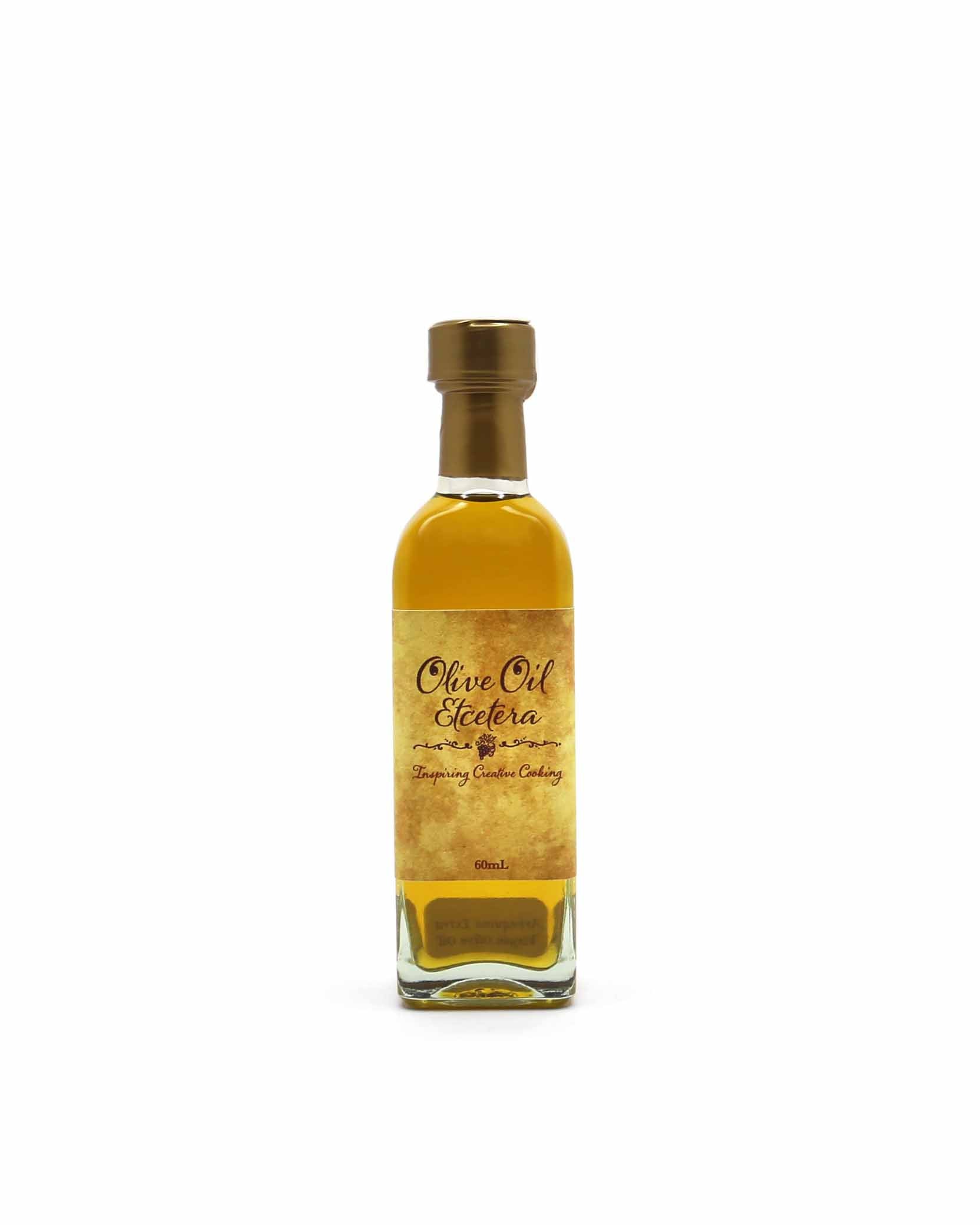 60 ml bottle of Arbequina Extra Virgin olive oil from Wild Groves available at Olive Oil Etcetera in Bucks county 